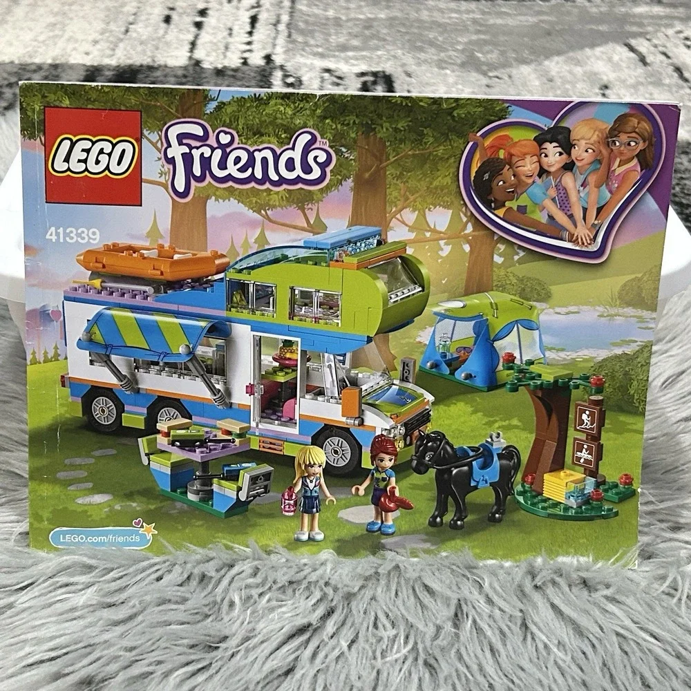 Lego Friends 41339 Mia's Camper Van Lego Instructional Manual Only *No Bricks*